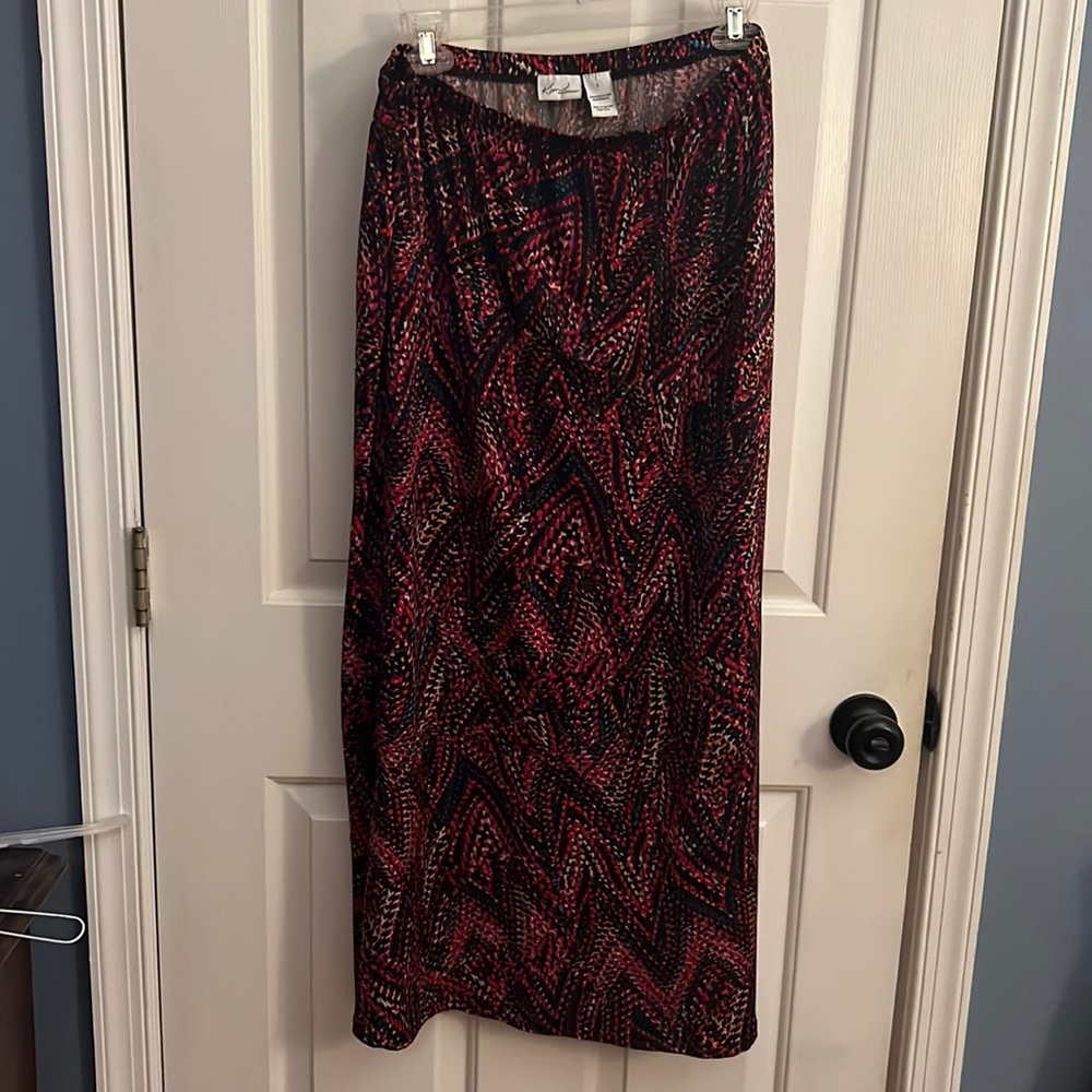 Kim Rogers large maxi skirt multicolored